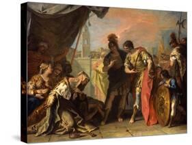 Alexander and the Family of Darius, c.1708-1710-Sebastiano Ricci-Stretched Canvas