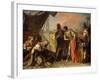 Alexander and the Family of Darius, c.1708-1710-Sebastiano Ricci-Framed Giclee Print