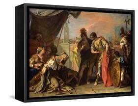 Alexander and the Family of Darius, c.1708-1710-Sebastiano Ricci-Framed Stretched Canvas
