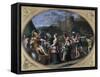 Alexander and Timoclea at Thebes, Ca 1615-null-Framed Stretched Canvas