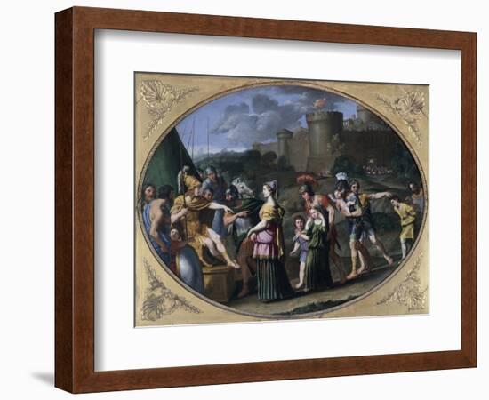 Alexander and Timoclea at Thebes, Ca 1615-null-Framed Giclee Print