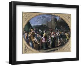Alexander and Timoclea at Thebes, Ca 1615-null-Framed Giclee Print