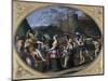 Alexander and Timoclea at Thebes, Ca 1615-null-Mounted Giclee Print