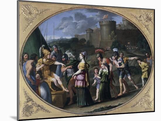Alexander and Timoclea at Thebes, Ca 1615-null-Mounted Giclee Print