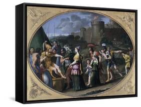 Alexander and Timoclea at Thebes, Ca 1615-null-Framed Stretched Canvas