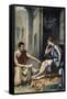 Alexander & Aristotle-null-Framed Stretched Canvas