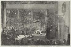 Professor Faraday Lecturing at the Royal Institution-Alexander Blaikley-Giclee Print