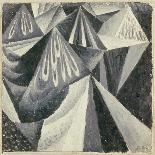 Cubo-Futurist Composition in Grey and White, 1916-Alexander Bogomazov-Mounted Giclee Print