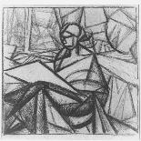Cubo-Futurist Composition, 1915-Alexander Bogomazov-Mounted Giclee Print