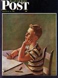 "Future Author," Saturday Evening Post Cover, February 9, 1946-Alexander Brook-Laminated Giclee Print