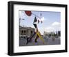 Alexander Calder's Mobile Statue, and People on Konigstrasse, (King Street), Stuttgart-Yadid Levy-Framed Photographic Print