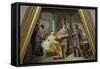 Alexander Ceding His Mistress Campaspe to Apelles-Francesco Coghetti-Framed Stretched Canvas