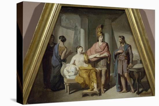 Alexander Ceding His Mistress Campaspe to Apelles-Francesco Coghetti-Stretched Canvas