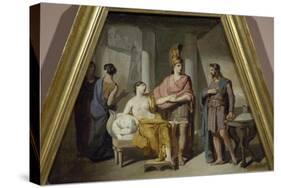 Alexander Ceding His Mistress Campaspe to Apelles-Francesco Coghetti-Stretched Canvas