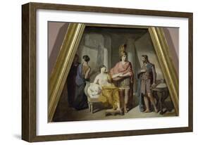 Alexander Ceding His Mistress Campaspe to Apelles-Francesco Coghetti-Framed Giclee Print