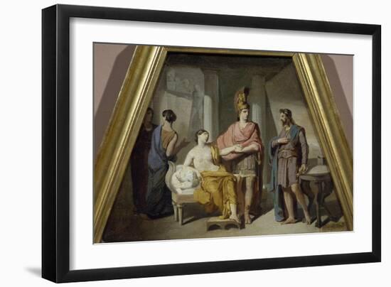 Alexander Ceding His Mistress Campaspe to Apelles-Francesco Coghetti-Framed Giclee Print