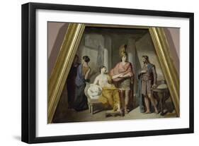 Alexander Ceding His Mistress Campaspe to Apelles-Francesco Coghetti-Framed Giclee Print