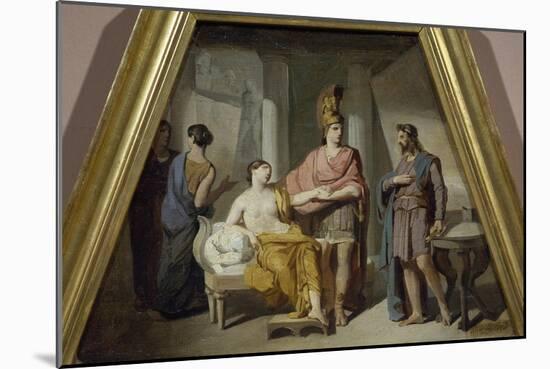 Alexander Ceding His Mistress Campaspe to Apelles-Francesco Coghetti-Mounted Giclee Print