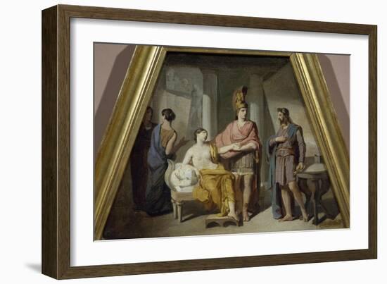 Alexander Ceding His Mistress Campaspe to Apelles-Francesco Coghetti-Framed Premium Giclee Print