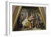 Alexander Ceding His Mistress Campaspe to Apelles-Francesco Coghetti-Framed Premium Giclee Print