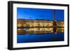 Alexander Column and the Hermitage, Winter Palace, Palace Square, St. Petersburg, Russia-Gavin Hellier-Framed Photographic Print