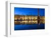 Alexander Column and the Hermitage, Winter Palace, Palace Square, St. Petersburg, Russia-Gavin Hellier-Framed Photographic Print