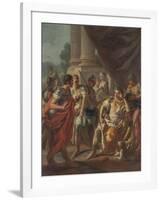 Alexander Condemning False Praise, 1760-9-Francesco de Mura-Framed Giclee Print