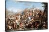 Alexander Crossing the River Granicus-Charles Le Brun-Stretched Canvas