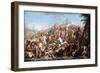 Alexander Crossing the River Granicus-Charles Le Brun-Framed Giclee Print