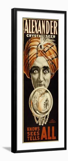 Alexander, Crystal Seer Knows, Sees, Tells All-null-Framed Premium Giclee Print