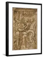 Alexander Cutting the Gordian Knot-null-Framed Giclee Print