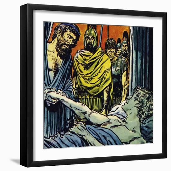 Alexander Died of a Fever in 323, Aged 32-Jesus Blasco-Framed Giclee Print