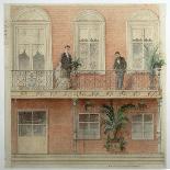 The Balcony Project for the Schwarz Family's House in the Estate Bely Kolodets, 1875-Alexander Dmitrievich Litovchenko-Framed Giclee Print