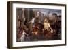 Alexander Entering Babylon (The Triumph of Alexander the Grea)-Charles Le Brun-Framed Premium Giclee Print