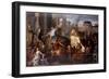 Alexander Entering Babylon (The Triumph of Alexander the Grea)-Charles Le Brun-Framed Premium Giclee Print