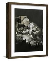 Alexander Fleming and the Discovery of Penicillin-Neville Dear-Framed Giclee Print