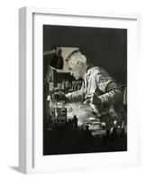 Alexander Fleming and the Discovery of Penicillin-Neville Dear-Framed Giclee Print