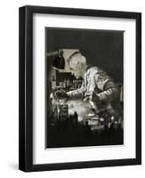 Alexander Fleming and the Discovery of Penicillin-Neville Dear-Framed Premium Giclee Print