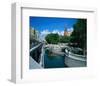 Alexander Garden near the Kremlin, Moscow, Russia-null-Framed Premium Giclee Print