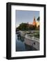 Alexander Gardens and the Kremlin, Moscow, Russia, Europe-Martin Child-Framed Photographic Print