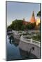 Alexander Gardens and the Kremlin, Moscow, Russia, Europe-Martin Child-Mounted Photographic Print