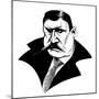 Alexander Glazunov, b/w caricature, 2010 by Neale Osborne-Neale Osborne-Mounted Giclee Print