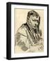 Alexander GLAZUNOV by Serov-Valentin Aleksandrovich Serov-Framed Giclee Print