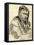 Alexander GLAZUNOV by Serov-Valentin Aleksandrovich Serov-Framed Stretched Canvas