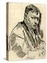 Alexander GLAZUNOV by Serov-Valentin Aleksandrovich Serov-Stretched Canvas