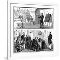 Alexander Graham Bell (1847-192), Scottish-Born American Inventor, 1877-null-Framed Giclee Print