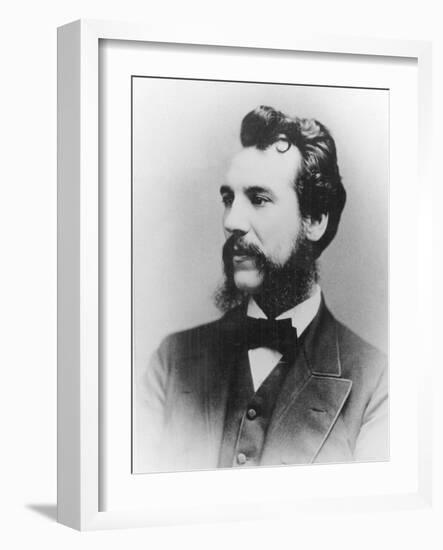 Alexander Graham Bell (1847-192), Scottish-Born American Inventor-null-Framed Giclee Print