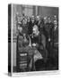 Alexander Graham Bell American Inventor and Educator Inaugurates the New York- Chicago Telephone-null-Stretched Canvas