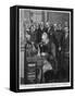 Alexander Graham Bell American Inventor and Educator Inaugurates the New York- Chicago Telephone-null-Framed Stretched Canvas