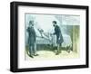 Alexander Graham Bell and US President James Garfield-W. Shinkle-Framed Giclee Print